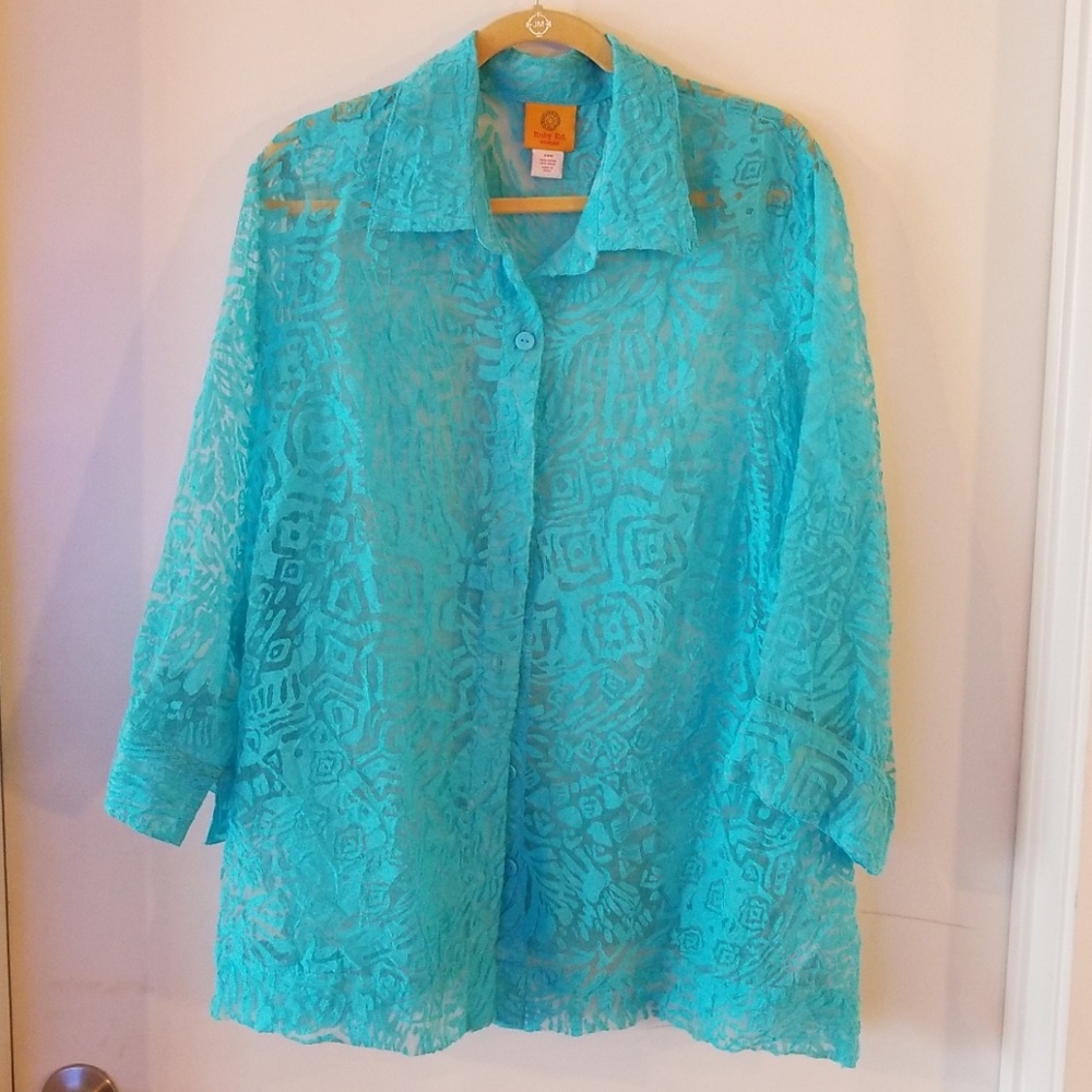 Ruby Rd Woman 3/4 Sleeve Blouse